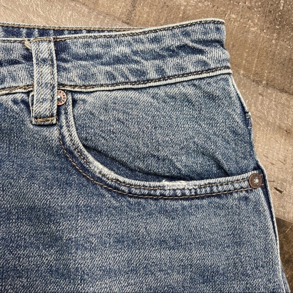 Free People Mini Zip It Up Denim Skirt size 28 - Picture 6 of 15